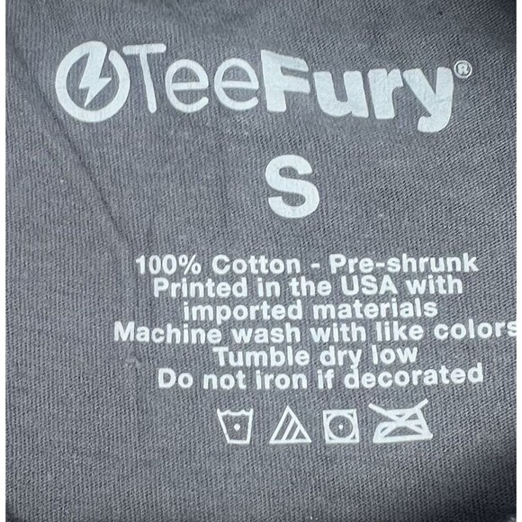 Tee Fury Womens T-Shirt Size S Harry Potter Cats on Bookshelf Gray - Picture 3 of 8